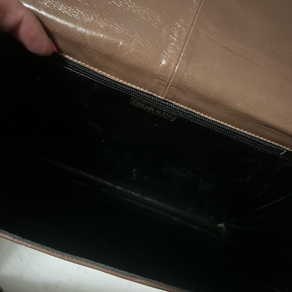 Vintage Italian Leather Envelope Convertible Bag - Picture 4 of 6